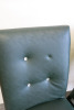 24 x Dark Green Button Back Dining Chairs with Black Legs (Condition As Viewed). - 3