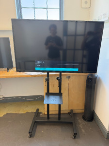 Digihome 50" TV on Mobile Stand, Model 50278FHDDLEDCNTD.