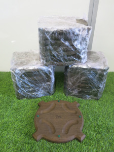 24 x Rew Think 8 x 8" Wooden Serving Plates.