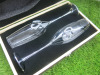 Pair of Mr & Mrs Champagne Flutes in Wooden Display Box - 2