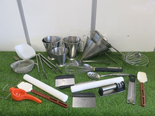Assortment of Kitchen Utensils & Accessories (As Pictured/Viewed).