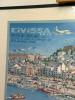 Ibiza Lanoche 'Eivissa' Harbour Scene Poster, By John Lodi, Framed, Glazed & Mounted by Norman Herringshaw. Size H114 x W89cm. - 4
