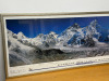 Everest Himalayan Mountain Range Picture Print, Photo by Jagadish Tiwari. Framed, Perspex & Mounted. Size H51 x D137cm. - 2
