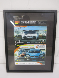 Framed & Glazed Print of 2012 N�rburgring, Size 45 x 57cm.