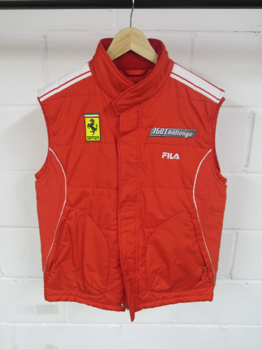 Fila Ferrari 360 Challenge Body Warmer, Size USA S.