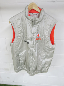 Vodafone McLaren Mercedes F1 Vest Gilet, Size XL.