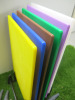 Lot of Kitchen Equipment to Include: Set of 6 x Hygiplas Cutting Boards with Stand, 9 x Assorted Knives & 2 x Tongs. - 2