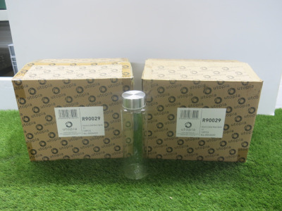 24 x Boxed Utopia Atlantis Glass Lidded Water Bottles, 1L.
