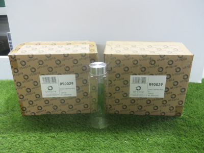 19 x Boxed Utopia Atlantis Glass Lidded Water Bottles, 1L.