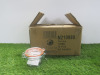 6 x Boxed Utopia Terrine Glass Jars with Orange Seal, 125ml.