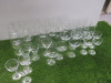 32 x Assorted Glasses to Include: 11 x Regular Assorted Wine Glasses, 9 x Small Wine Glasses, 6 x Assorted Cocktail Glasses & 6 x Half Pint Glasses. - 2