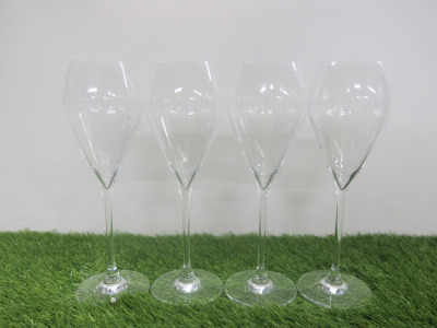 20 x Tear Drop Champagne Glasses.
