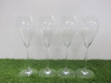 20 x Tear Drop Champagne Glasses.