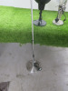 3 x Assorted Lamps to Include: 1 x Chrome Tall Standing Lamp, 1 x Chrome Desk Lamp & 1 x Black Desk Lamp. - 2