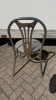 17 x Chrome Frame Chairs with Grey Faux Leather Seats. - 4
