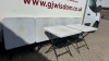 6 x Multi Purpose Foldable Table for Events. Size H70 x W68 x D68cm. - 2
