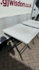 6 x Multi Purpose Foldable Table for Events. Size H70 x W68 x D68cm. - 2