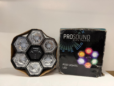 ProSound Music Passion N76HZ POD LED Lights in Original Box.