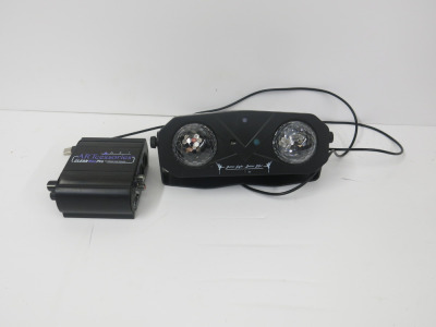 Small Double Light Unit, with a ART Accessories 2 Channel Converter and 2 pairs of Headphones.