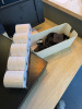Lot of Till Items to Include: Cash Register (no key), Tablet Stand, Printer, Receipt Paper & Wires. - 5