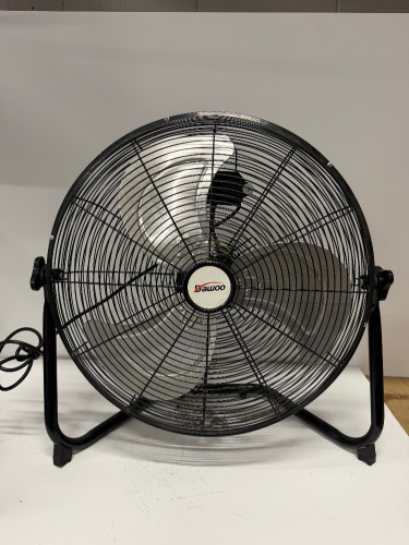 Daewoo Black Floor Fan.