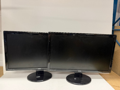 2 x Benq 24" Monitors, Model GL2450.
