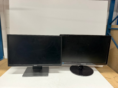 2 x 21.5" Monitors to Include: 1 x Dell P2217Hb & 1 x Samsung LS22A350HS/EN.