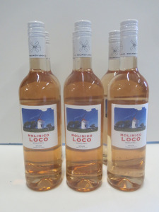 6 x Bottles of Molinico Loco Monastrell Rose Wine.