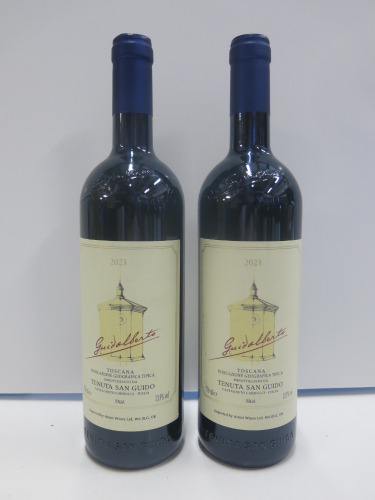 2 x Bottles of Guidolberte Toscana 2023 Red Wine (Italian).