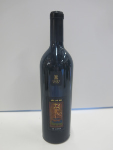 Bottle of Xavier Vignon Arcane XIX Le Soleil Red Wine. 2015
