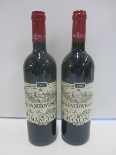 2 x Bottles of Sangiovese Mansini Pesaro Red Wine. 2023