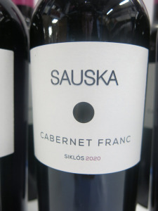 8 x Bottles of Sauska Cabernet Franc 2020 Red Wine. Hungary