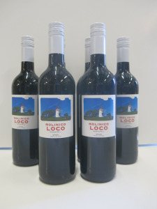 6 x Bottles of Molinico Loco Monastrell Red Wine.