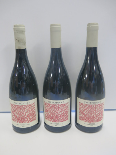 3 x Bottles of Pietradolce Etna Rosso Red Wine. 2024