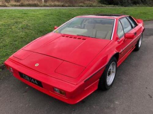 1986 Lotus Esprit Turbo, Sports Car with Cherished Regsration CIB 144