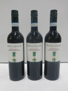 3 x Bottles of Borgo Selene Nero D'avola, 2024.