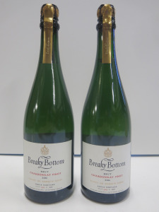2 x Bottles of Breaky Bottom Chardonnay Pinot, 2016.