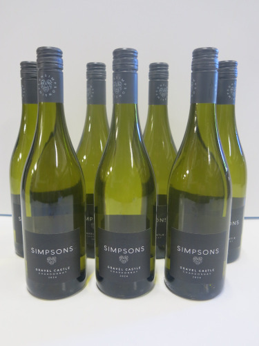 7 x Bottles of Simpsons Gravel Castle Chardonnay, 2024.
