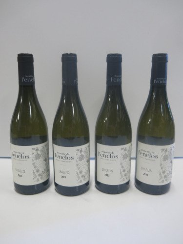 4 x Bottles of Domaine de L'enclos Chablis, 2023.