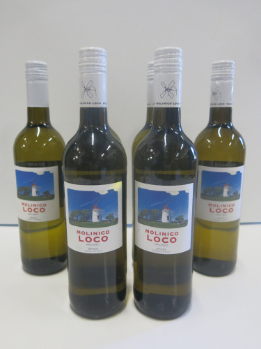 6 x Bottles of Molinico Loco Macebo White Wine, 2025.