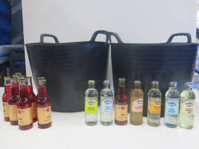 Approx 90 x 200ml Bottles of Soft Drinks to Include: Cherry Soda, Tonic Water, Soda Water, Ginger Ale, Grapefruit Soda & Madarin/Ginger Soda (As Pictured).