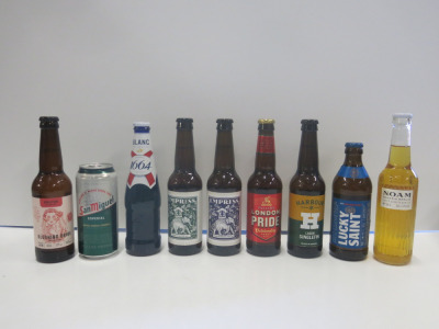 55 x Assorted Bottles/Cans of Beer to Include: 1664 Blanc, San Miguel, London Pride, Harbour, Lucky Saint, Noam, Empress & Blushing Bride.