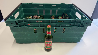 31 x Bottles of Tsingato Premium Lager, 330ml. Crate Not Included.