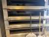 Polin 4 Section Deck Oven, Model CAM.STRATOS 3STA4676, 3 Phase, DOM 2 x 2019 & 2 x 2020. Comes with Roll Out Unit & Assorted Utensils (As Pictured). - 3