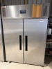 Polar Double Door Stainless Steel Fridge, Model G594-02, S/N 7089752.
