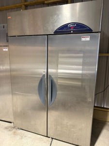 Williams 2 Door Stainless Steel Freezer, Model LC2THCR1, S/N 2011/914560.