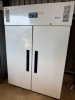Polar White Double Door Fridge, Model CC663-02, S/N 20058183.
