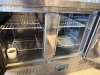 Polar 3 Door Stainless Steel Undercounter Fridge, Model G622, S/N 6088516. - 3