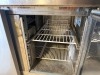Polar 3 Door Stainless Steel Undercounter Fridge, Model G622, S/N 6088516. - 4