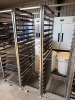 5 x Mobile Bakers Trollies to Include: 4 x 18 Rack Stainless Steel Bakers Racks (52cm x 77cm x 180cm) & 1 x 12 Rack Stainless Steel Bakers Rack (54cm x 50cm x 170cm). - 4